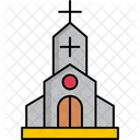 Church Building Religion Icon