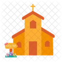 Church building simple  Icon