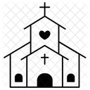 Church Heart Love Valentine Icon