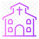 Church Building Infrastructure Icon