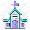 Church Building Religion Icon