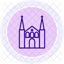 Church Building Religion Icon