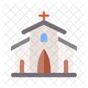 Church Building Religion Icon
