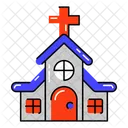 Church Building Religion Icon