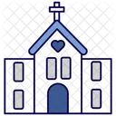 Church Building Religion Icon