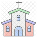 Church Lineal Color Icon Icon