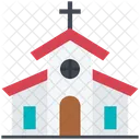 Church Building Religion Icon