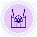 Church Building Religion Icon