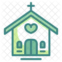 Church Heart Love Icon
