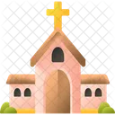 Church Building Religion Icon