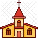 Church Building Religion Icon
