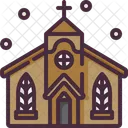 Church Xmas Pray Icon