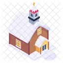 Church Chapel Snowy Church Icon