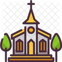 Church Religion Cross Icon