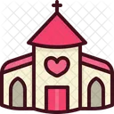 Church Wedding Valentine Icon
