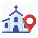 Church Location Christianity Address Church Address Icon