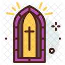 교회 창문  아이콘