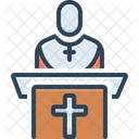 Churchman Clergyman Priest Icon