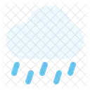 Chuva Nuvem Chuvoso Ícone