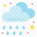 Chuva Nuvem Gota Ícone