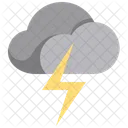 Chuva Trovao Clima Ícone