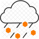 Chuva Com Neve Precipitacao Clima Ícone