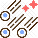 Chuva De Meteoros Estrelas Cadentes Chuva Celestial Ícone