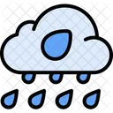 Chuva Forte Clima Ventos Ícone