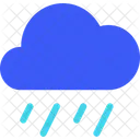 Chuva Forte Clima Nuvem Ícone