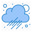 Chuva Forte Chuva Nublada Chuvoso Ícone