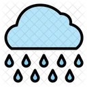 Chuva Forte Chuva Nuvem Ícone