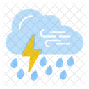 Chuva Forte Chuva Clima Ícone