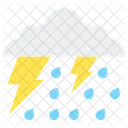 Chuva Forte Chuva Clima Ícone