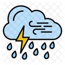 Chuva Tempo Nuvem Ícone