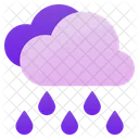 Chuvoso Tempo Chuva Ícone