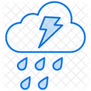 Chuvoso Tempo Chuva Ícone