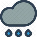 Chuvoso Chuva Tempo Ícone