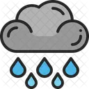 Chuvoso Chuva Tempo Ícone