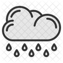 Chuvoso Tempo Chuva Ícone