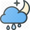 Chuvoso Tempo Forcast Ícone