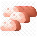 Ciabatta Bread Breakfast Icon