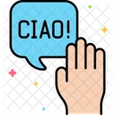 Ciao Hello Language Icon