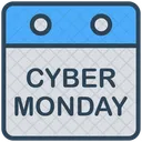 Cyber Monday Calendario Fecha Icon