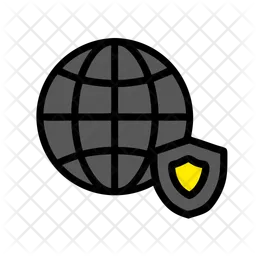 La seguridad cibernética  Icono