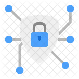 La seguridad cibernética  Icono
