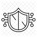 La seguridad cibernética  Icono