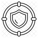 La seguridad cibernética  Icono