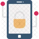 Ciberseguridad Proteccion De Datos Seguridad Movil Icono