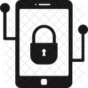 Ciberseguridad Proteccion De Datos Seguridad Movil Icono