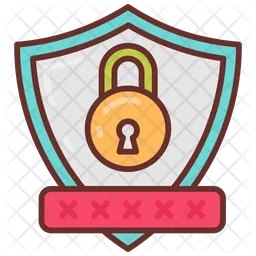 La seguridad cibernética  Icono